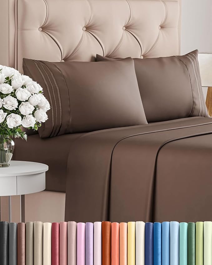 Cal King Size 4 Piece Sheet Set by CGKUnlimited