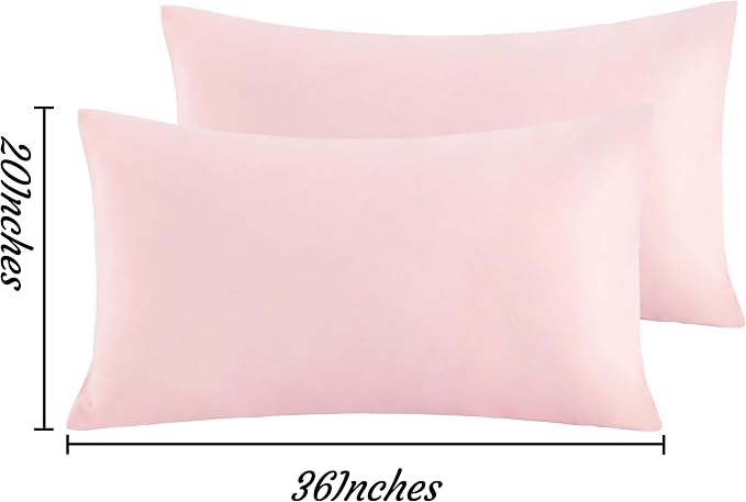 NTBAY King Pillow Cases Set of 2, 2 Pack Brushed Microfiber 20x36 Pillow Cases - Image 6