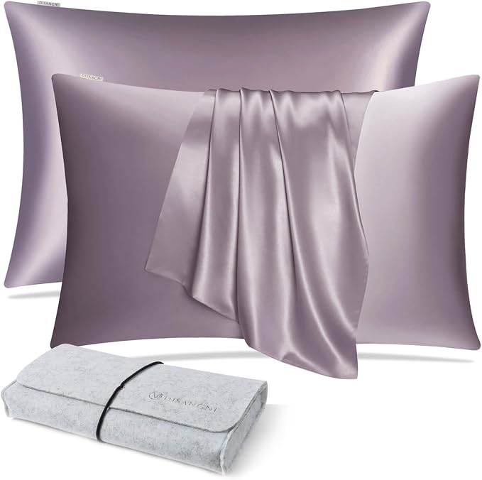 DISANGNI 100% Natural Mulberry Silk Pillow case by DISANGNI