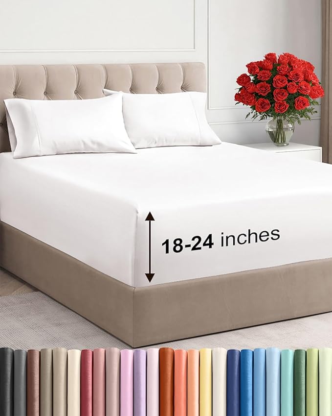 Extra Deep Twin Sheet Set by CGKUnlimited