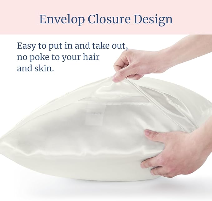 BEDELITE Satin Pillowcase for Hair and Skin, Super Soft Similar to Silk Pillow - Image 6