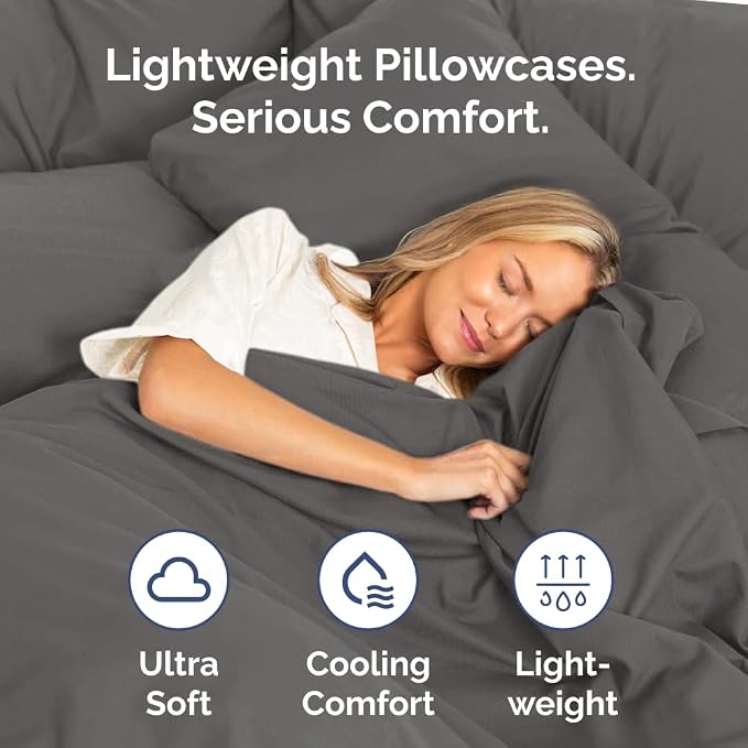 Queen Pillow Cases Set of 4 - Image 3
