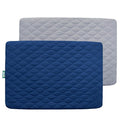 2 Pack Pack and Play Mattress Protector Sheets Fitted Waterproof Playard by Bilobanbabybedding