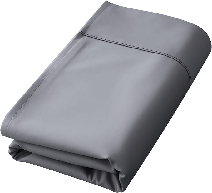 Cotton Flat Sheets Only, 600 TC 100% Cotton Flat Sheet Top Sheet Only, Cal King by ShunjieHome