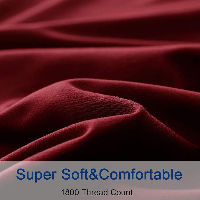 SONORO KATE Bed Sheet Set Super Soft Microfiber 1800 Thread Count Luxury - Image 4