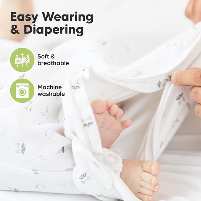 1-Pack Organic Baby Sleep Sacks, 100% Cotton - Image 7