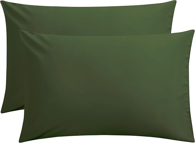 FLXXIE Pillow Cases Queen, Soft Microfiber Pillow Covers by FLXXIE