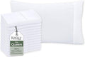 Royale Linens White Pillowcase Set of 12 by ROYALELINENS