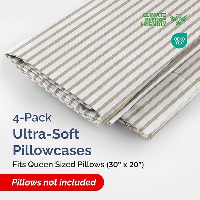 Queen Pillow Cases Set of 4 - Image 2