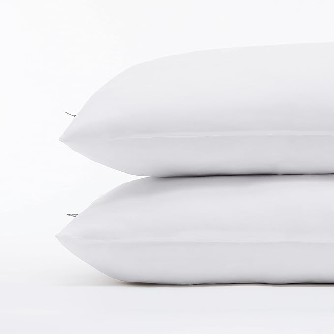 Serta Power Chill Cooling Pillow Protectors, Stain Resistant and Zippered - Image 2
