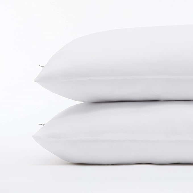 Serta Power Chill Cooling Pillow Protectors, Stain Resistant and Zippered - Image 2
