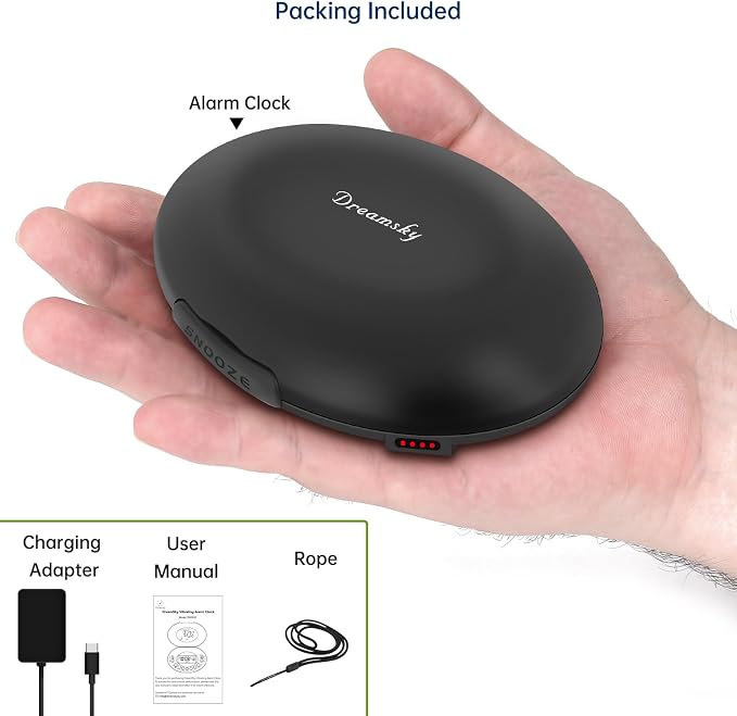 DreamSky Vibrating Alarm Clock for Heavy Sleepers - Image 9