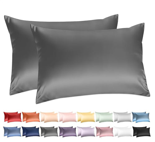 100% Cotton Queen Pillowcases Set of 2, Deep Dream 600 Thread Count Pillow Cases by DeepDream
