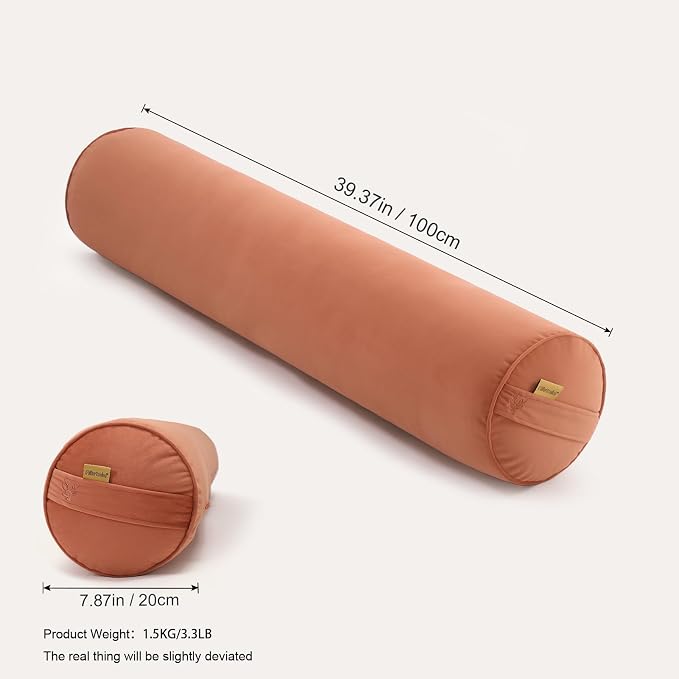 Body Pillow for Adults, Long Round Pillow, Big Cylindrical Pillow, Large Full - Image 2