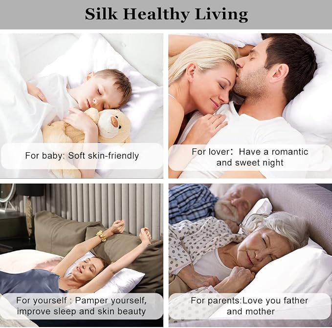 Ravmix 100% Silk Pillow Case - Image 6