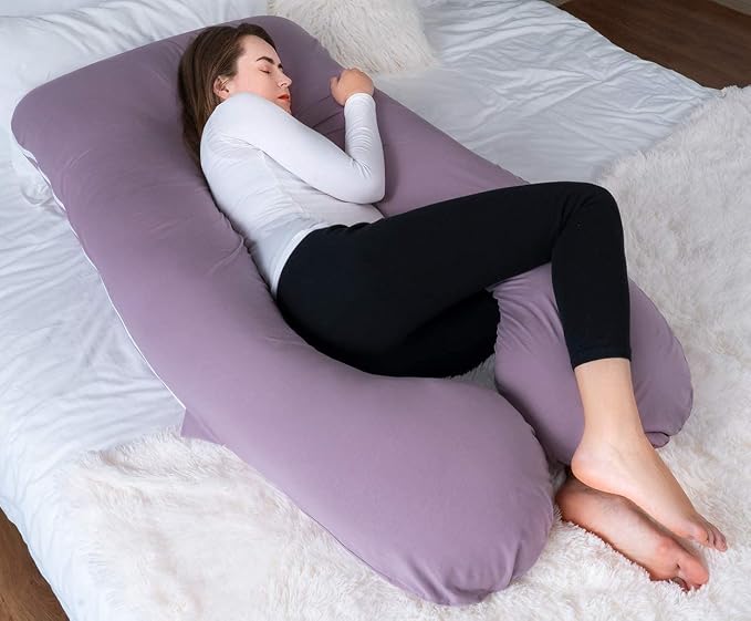 Meiz U Shaped Sleeping, Cooling 60‘’ Maternity Pillow - Image 4