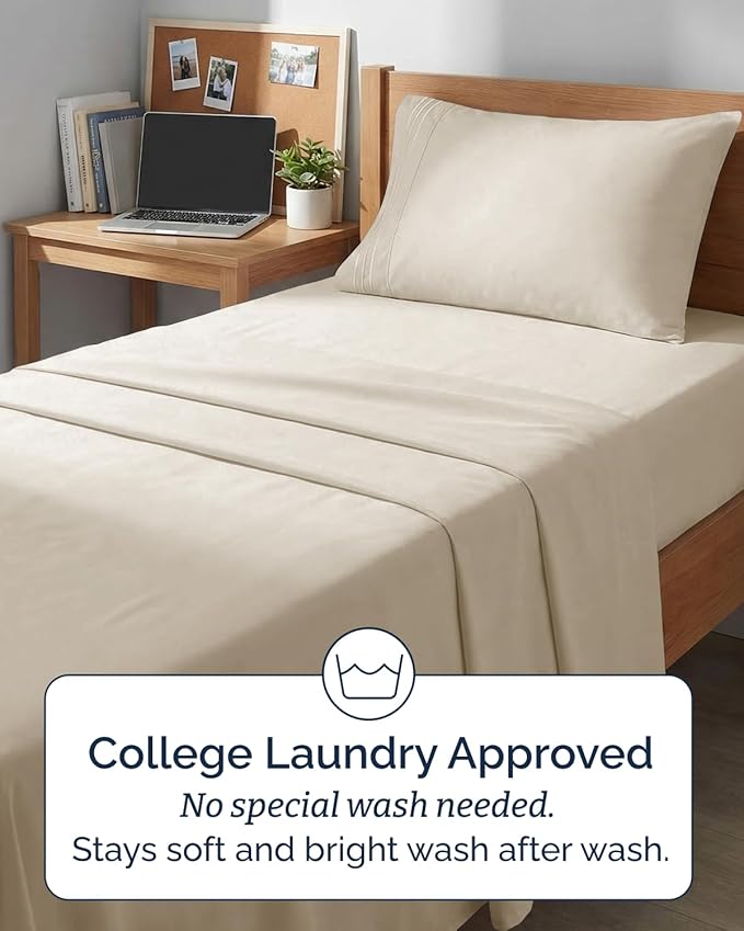 Twin XL Size 3 Piece Sheet Set - Image 6