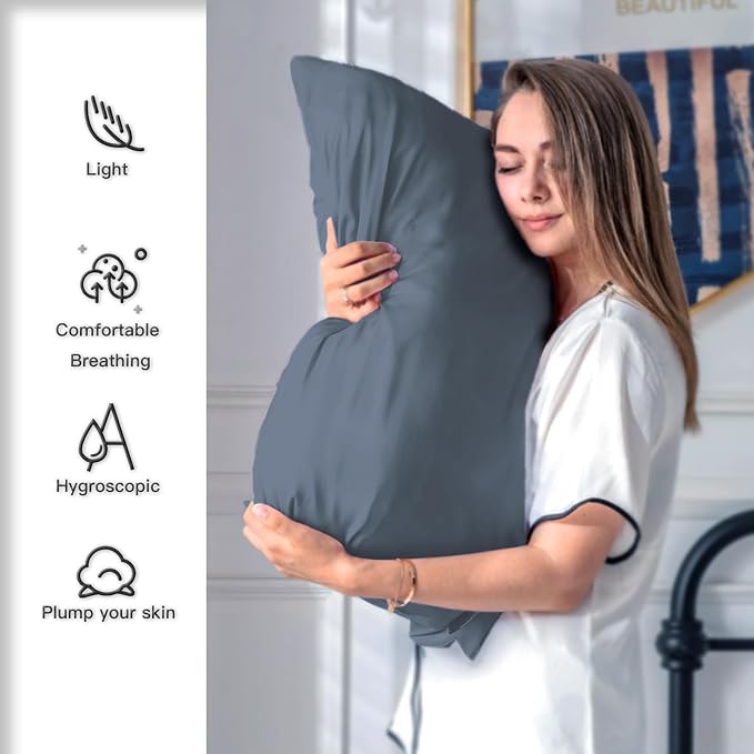 Natural Mulberry Silk Pillowcase - Image 3