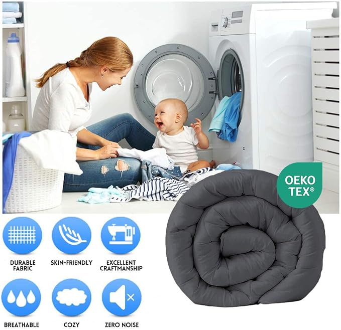 EASELAND Full Size Down Alternative Comforter - Image 2