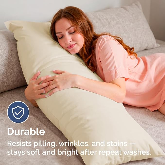 Body Pillowcases Set of 4-20x54 Long Body Pillow Case - Image 4