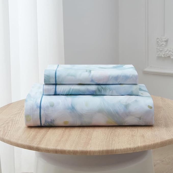 OAITE Duvet Cover Set King Size Oil Painting Pattern Ultra Soft 100% Cotton - Image 9