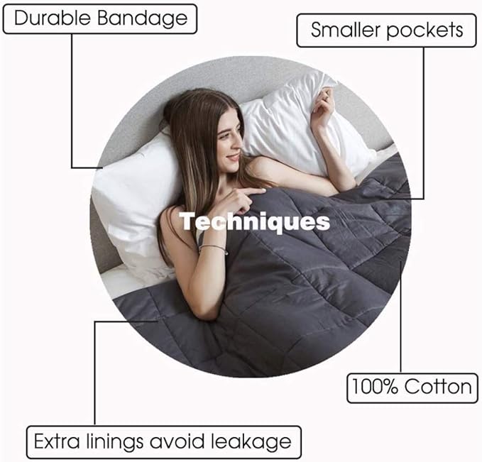 Weighted Idea Weighted Blanket for Adults Cooling Breathable Heavy Blanket - Image 4