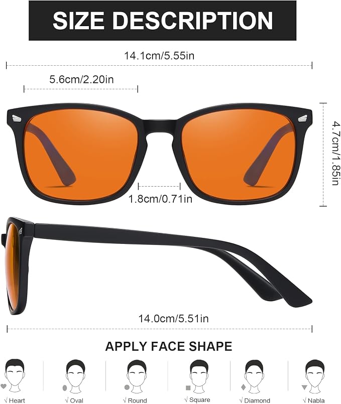 Okany Blue Light Blocking Glasses Gaming Computer Glasses Powerful Professional - Image 2