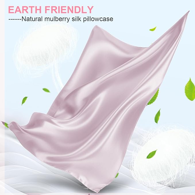 Silk Pillow Cases 2 Pack King Size - Image 2