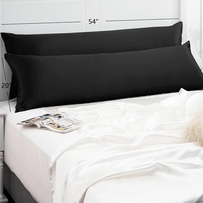 Satin Body Pillow Pillowcase 1pc, Silky Body Pillow Cover Similar to Silk - Image 4