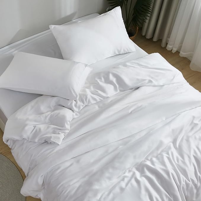 DOZ Sheet Set, 100% Viscose derived from Bamboo, Organically Grown, Buttery Soft by DOZ