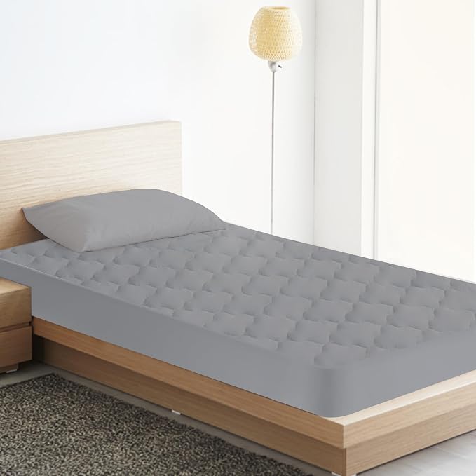Twin Mattress Protector Pad Waterproof Quilted, Breathable & Cooling Twin Size - Image 5