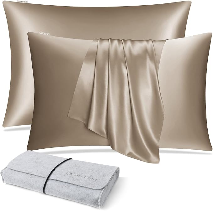 DISANGNI 100% Natural Mulberry Silk Pillow case by DISANGNI