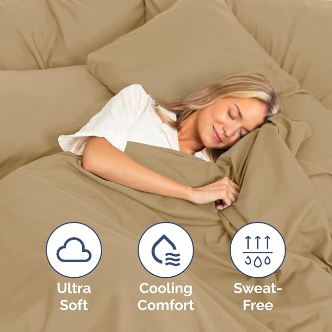 Extra Deep California King 400 Thread Count Cotton Fitted Sheet - Image 3