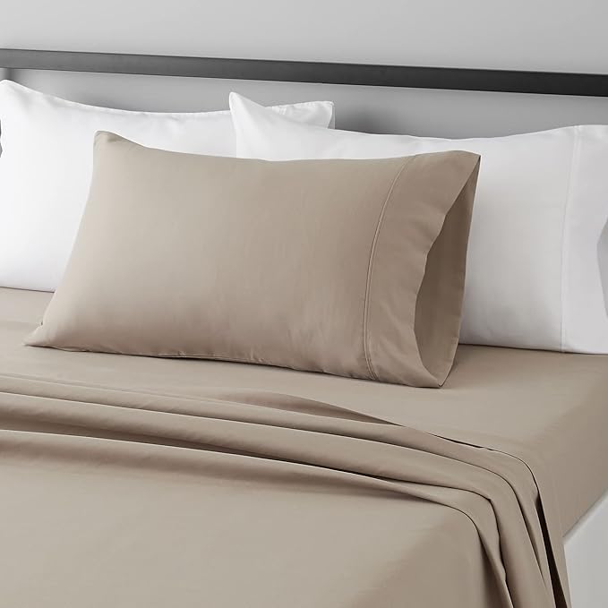 Amazon Basics Lightweight Super Soft Easy Care Microfiber 3-Piece Twin XL Sheet - Image 7