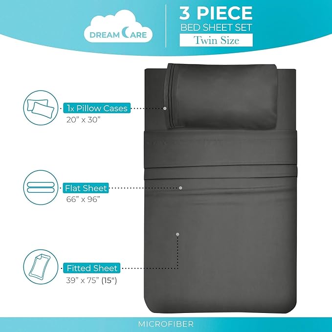 DREAMCARE Twin XL Sheet Sets - Image 4