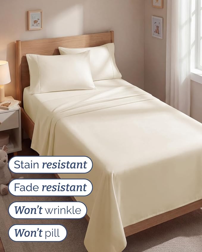 Twin 4 Piece Sheet Set - Image 5