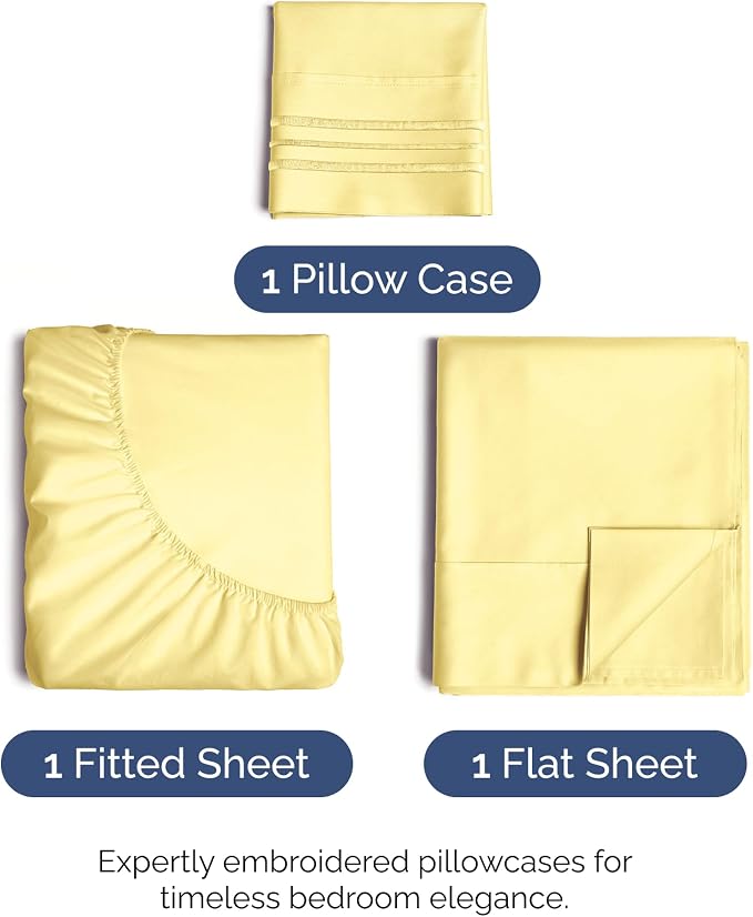 Twin Size 3 Piece Sheet Set - Image 2