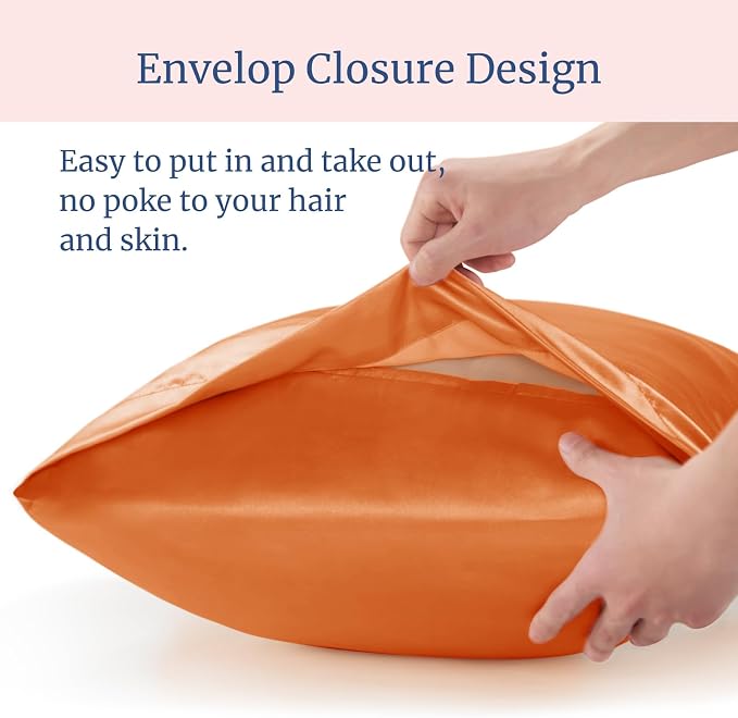 BEDELITE Satin Pillowcase for Hair and Skin, Super Soft and Cooling Similar to - Image 6