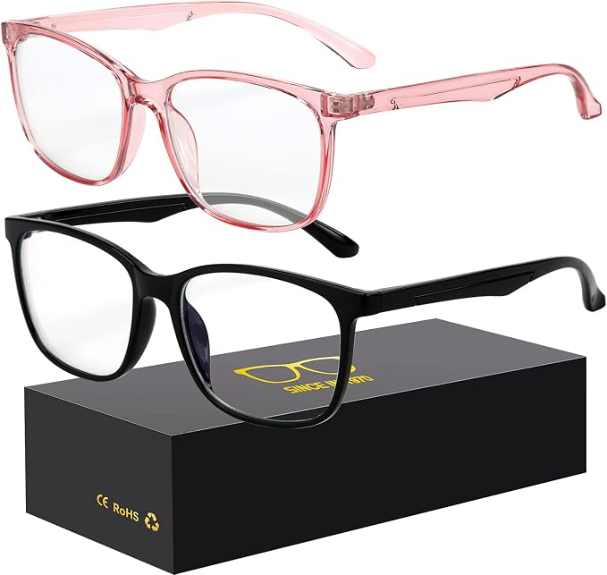 Oilway Blue-Light Blocking Glasses Computer Reading/Gaming/TV/Phones Glasses by Oilway