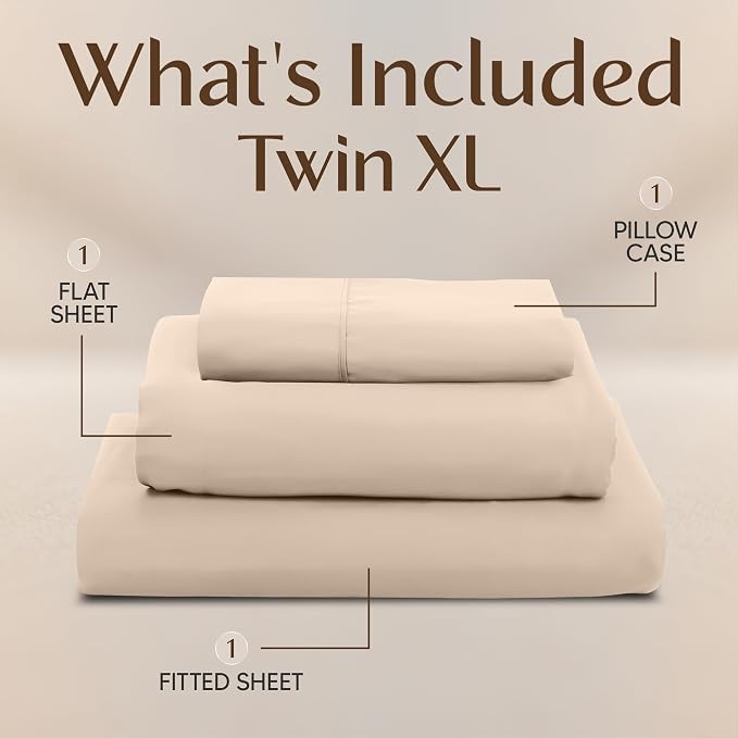 Utopia Bedding Twin XL Sheet Set – 3 Piece Bed Sheets - Image 3