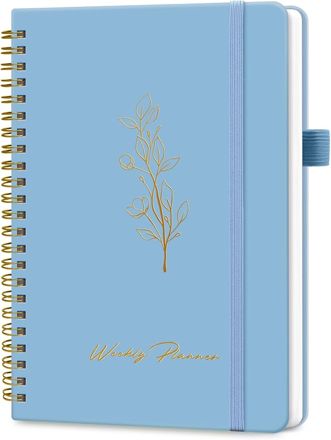 Undated Weekly Planner, Weekly To Do List Notebook by Taja