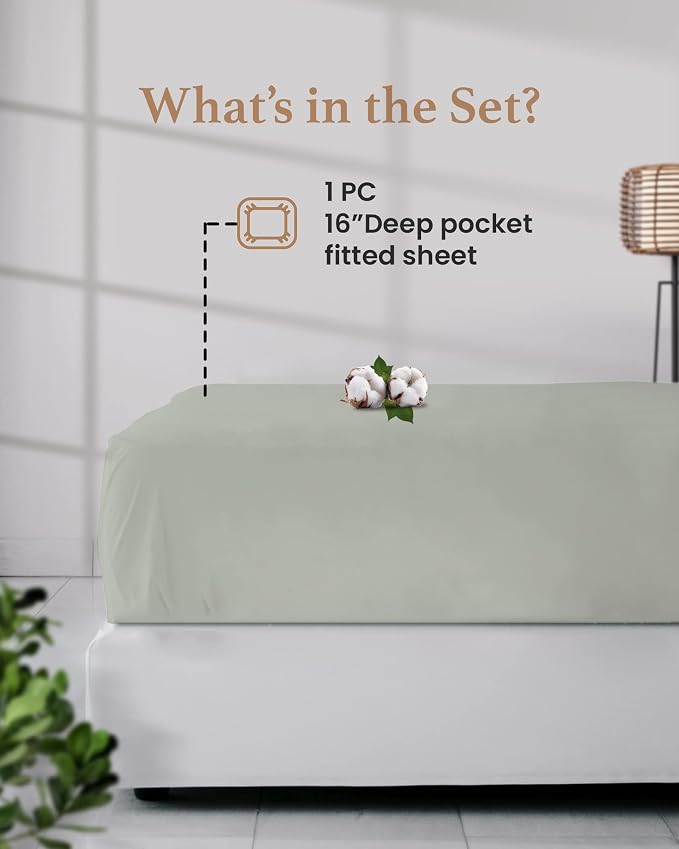 Good Sleep Bedding King Size Fitted Sheet - Image 3