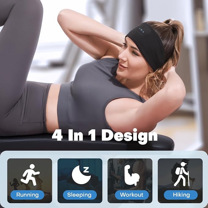 Sleep Headphones Bluetooth Headband - Image 4