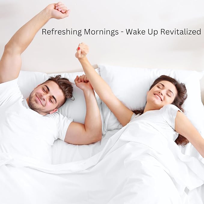 LANE LINEN 100% Organic Cotton Printed King Size Bedding Sheets & Pillowcases - Image 6