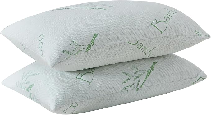 HOXXME King Size Memory Foam Pillows Set of 2, Bed Pillow - Image 7