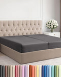Split King Fitted Bed Sheet by CGKUnlimited