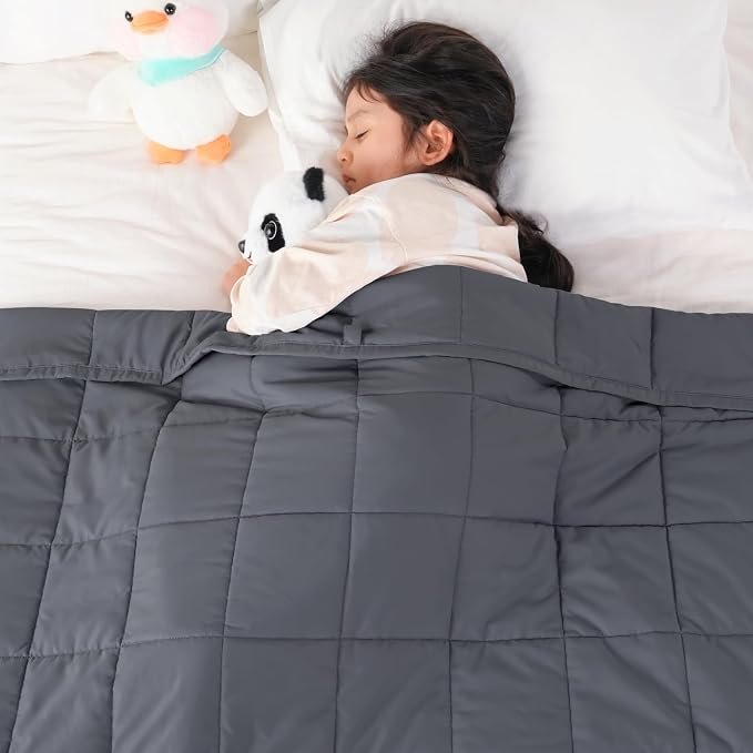 Topblan Weighted Blanket 7 lbs, Small Weighted Blanket 7 Pounds, Mini Heavy by Topblan
