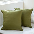 Simple&Opulence 100% Washed Linen Euro Shams 26'' x 26'' Pack of 2, Basic Style by SimpleOpulence