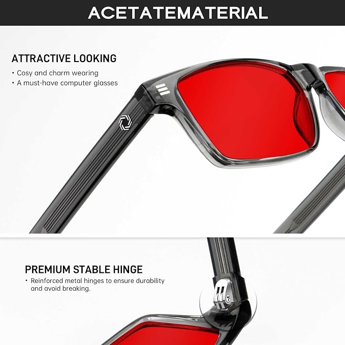 ANYLUV Blue Light Glasses Men Woman, Eye Strain Relief Eye Protection - Image 3