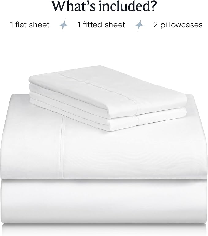 LuxClub 4 PC Full Size Sheet Set Bed Sheets Deep Pockets 18" Wrinkle Free - Image 2